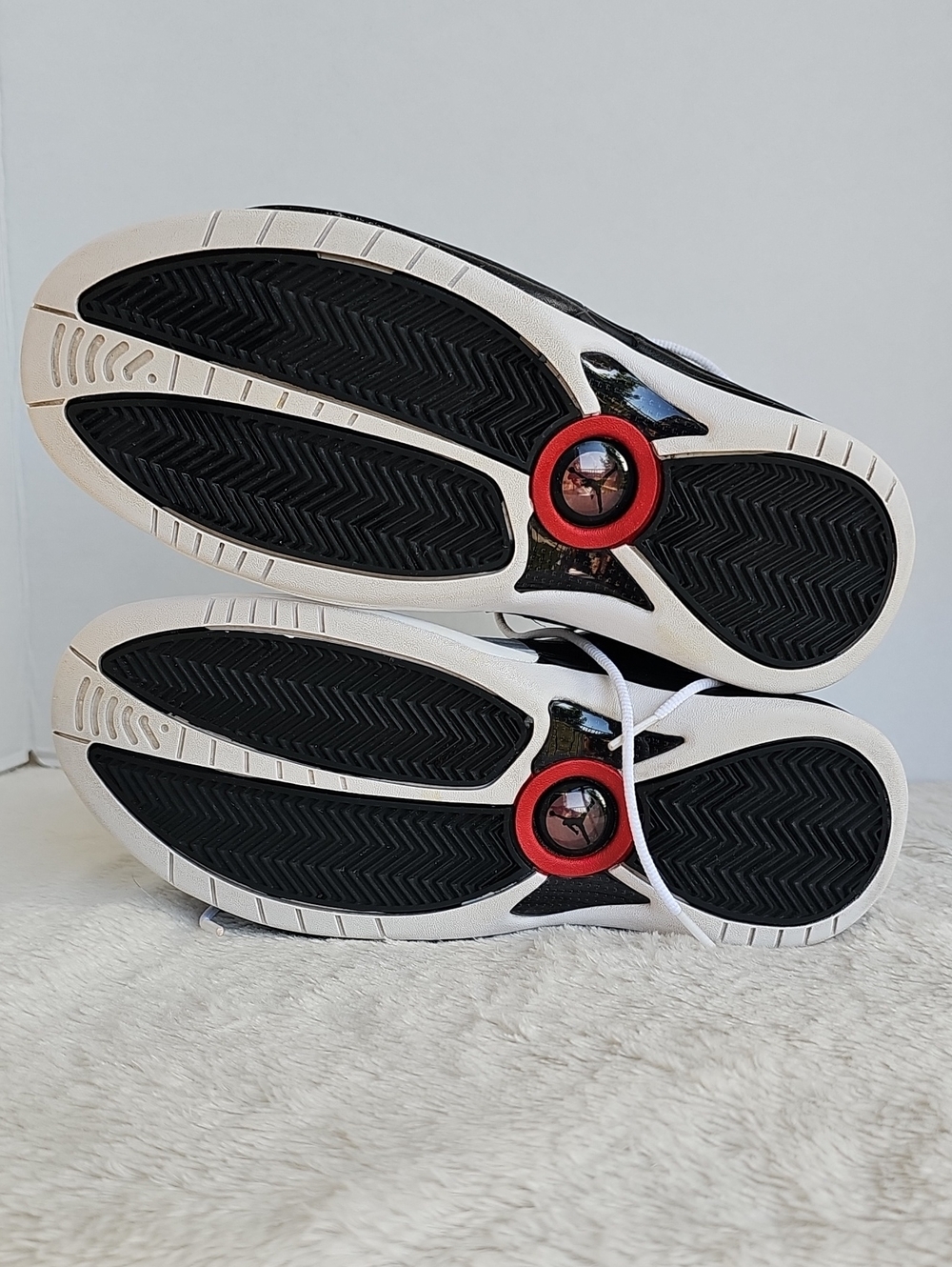 VNFS Nike Air Jordan Jumpman Team 1 Black White Red 644938-002 Size 9.5 OG Box - Picture 16 of 16